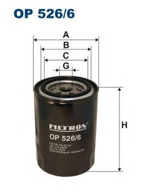 FILTRON - OP526/6 - Масляный фильтр (Смазывание)
