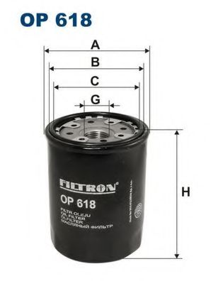 FILTRON - OP618 - Масляный фильтр (Смазывание)