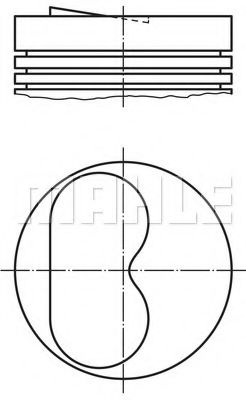 MAHLE ORIGINAL - 0071502 - Поршень