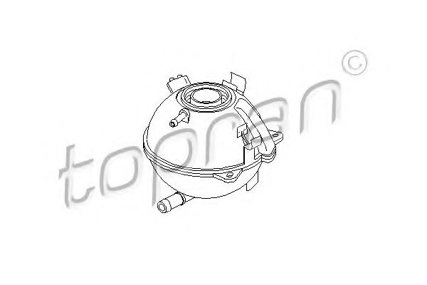TOPRAN - 110 055 - Компенсационный бак, охлаждающая жидкость (Охлаждение)