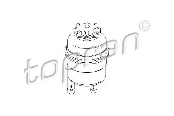TOPRAN - 501 541 - Компенсационный бак, гидравлического масла услителя руля (Рулевое управление)