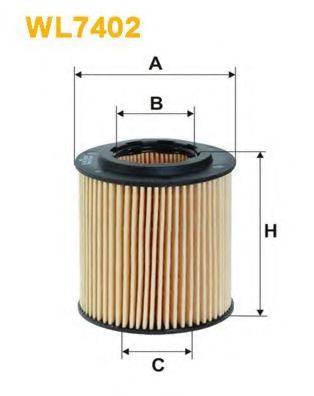 WIX FILTERS - WL7402 - Масляный фильтр (Смазывание)