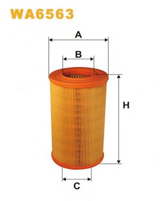 WIX FILTERS - WA6563 - Воздушный фильтр (Система подачи воздуха)