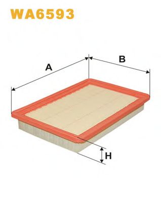 WIX FILTERS - WA6593 - Воздушный фильтр (Система подачи воздуха)