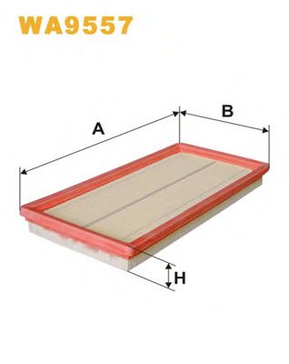 WIX FILTERS - WA9557 - Воздушный фильтр (Система подачи воздуха)