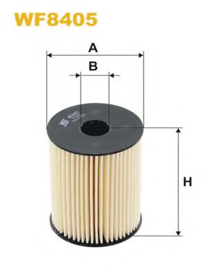 WIX FILTERS - WF8405 - Топливный фильтр (Система подачи топлива)