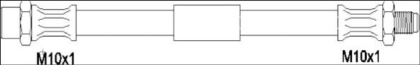 WOKING - G1912.04 - Тормозной шланг (Тормозная система)