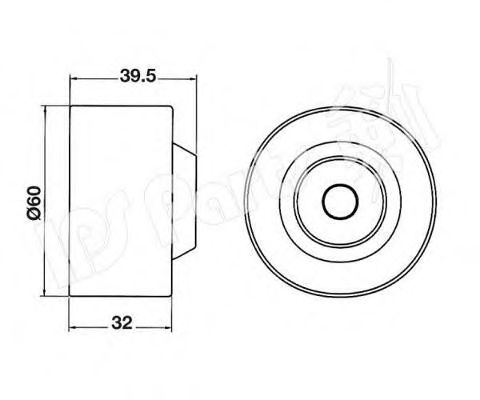 IPS PARTS - ITB-6513 - Устройство для натяжения ремня, ремень ГРМ (Ременный привод)
