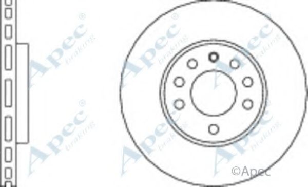 APEC BRAKING - DSK2101 - Тормозной диск (Тормозная система)