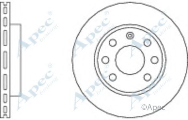 APEC BRAKING - DSK221 - Тормозной диск (Тормозная система)