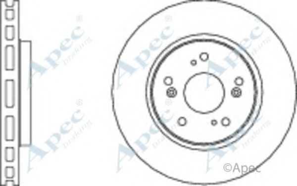 APEC BRAKING - DSK2662 - Тормозной диск (Тормозная система)