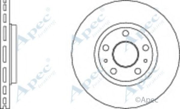 APEC BRAKING - DSK2677 - Тормозной диск (Тормозная система)