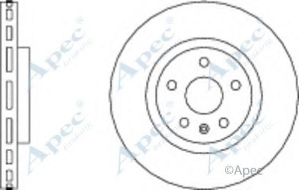 APEC BRAKING - DSK2701 - Тормозной диск (Тормозная система)