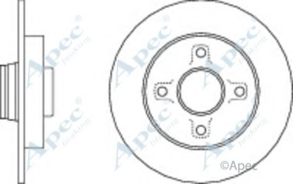 APEC BRAKING - DSK2812 - Тормозной диск (Тормозная система)