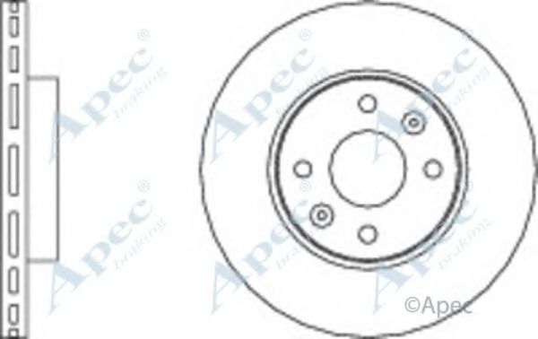 APEC BRAKING - DSK2900 - Тормозной диск (Тормозная система)