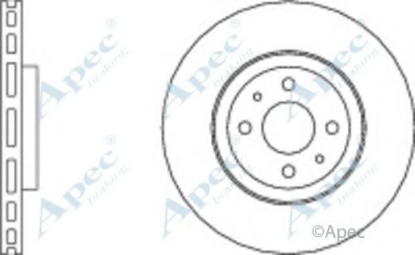 APEC BRAKING - DSK671 - Тормозной диск (Тормозная система)