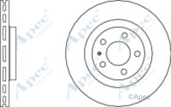 APEC BRAKING - DSK774 - Тормозной диск (Тормозная система)