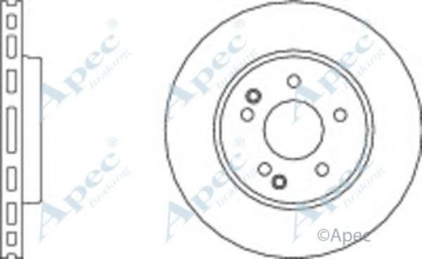 APEC BRAKING - DSK921 - Тормозной диск (Тормозная система)