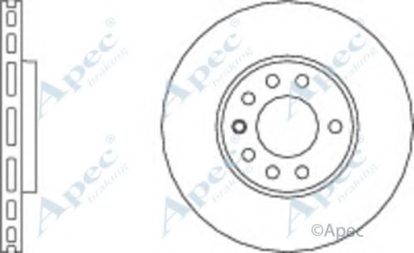 APEC BRAKING - DSK940 - Тормозной диск (Тормозная система)