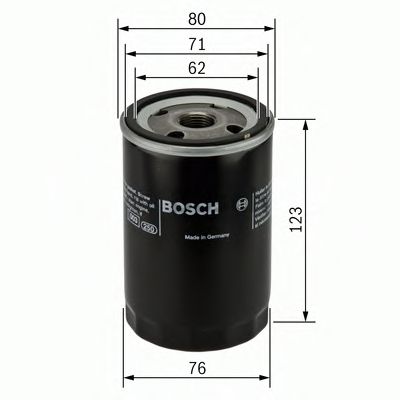 BOSCH - 0 451 103 258 - Масляный фильтр (Смазывание)