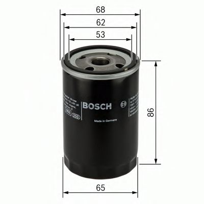 BOSCH - 0 451 103 276 - Масляный фильтр (Смазывание)