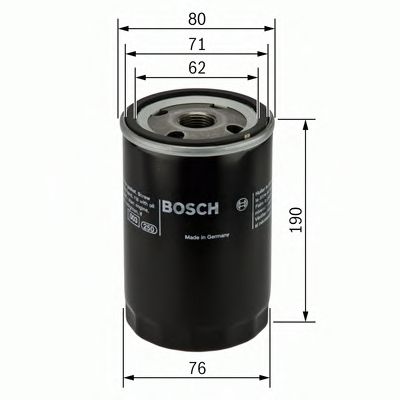 BOSCH - 0 451 103 348 - Масляный фильтр (Смазывание)