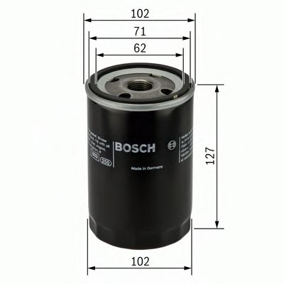 BOSCH - 0 451 203 152 - Масляный фильтр (Смазывание)