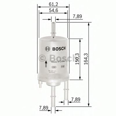 BOSCH - F 026 403 006 - Топливный фильтр (Система подачи топлива)