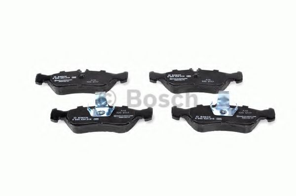 BOSCH - 0 986 424 219 - Комплект тормозных колодок, дисковый тормоз (Тормозная система)