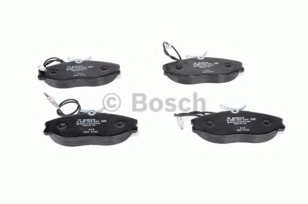 BOSCH - 0 986 424 223 - Комплект тормозных колодок, дисковый тормоз (Тормозная система)