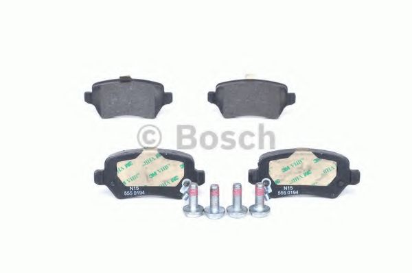 BOSCH - 0 986 424 646 - Комплект тормозных колодок, дисковый тормоз (Тормозная система)