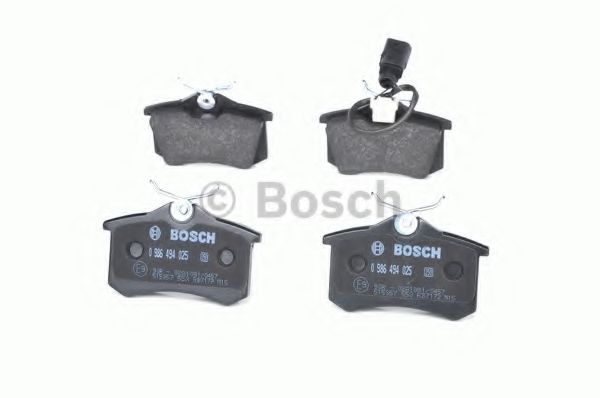 BOSCH - 0 986 494 025 - Комплект тормозных колодок, дисковый тормоз (Тормозная система)