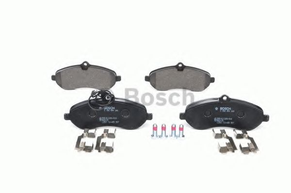 BOSCH - 0 986 494 163 - Комплект тормозных колодок, дисковый тормоз (Тормозная система)