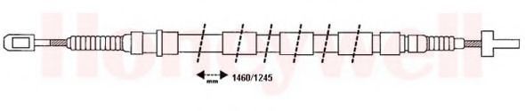 BENDIX - 431279B - Трос, стояночная тормозная система