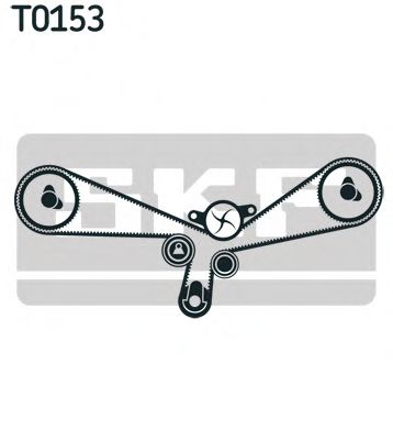 SKF - VKMC 01903-1 - Водяной насос + комплект зубчатого ремня (Охлаждение)