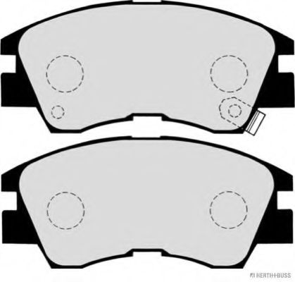 HERTH+BUSS JAKOPARTS - J3605027 - Комплект тормозных колодок, дисковый тормоз (Тормозная система)