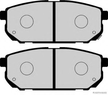 HERTH+BUSS JAKOPARTS - J3610317 - Комплект тормозных колодок, дисковый тормоз