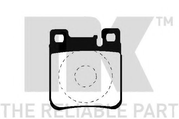 NK - 223323 - Комплект тормозных колодок, дисковый тормоз (Тормозная система)