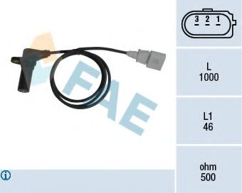 FAE - 79064 - Датчик частоты вращения, управление двигателем (Приготовление смеси)