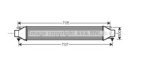 AVA QUALITY COOLING - FT4321 - Интеркулер (Система подачи воздуха)