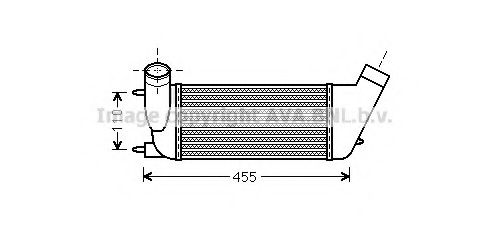 AVA QUALITY COOLING - PE4347 - Интеркулер (Система подачи воздуха)