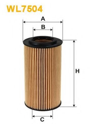 WIX FILTERS - WL7504 - Масляный фильтр (Смазывание)