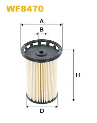 WIX FILTERS - WF8470 - Топливный фильтр (Система подачи топлива)