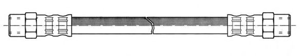 CEF - 510163 - Тормозной шланг (Тормозная система)
