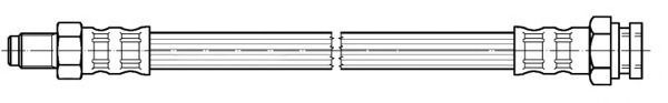 CEF - 516987 - Тормозной шланг (Тормозная система)