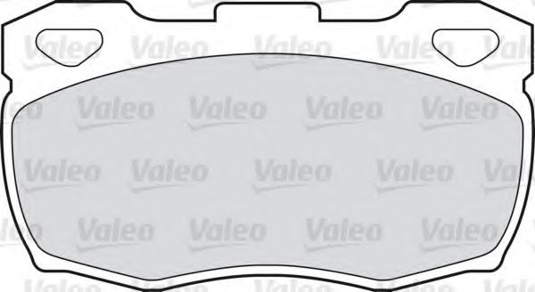 VALEO - 598623 - Комплект тормозных колодок, дисковый тормоз (Тормозная система)