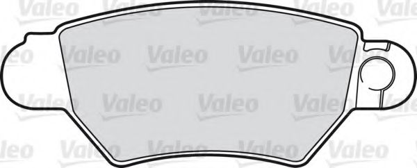 VALEO - 598926 - Комплект тормозных колодок, дисковый тормоз (Тормозная система)