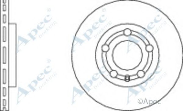 APEC BRAKING - DSK2230 - Тормозной диск (Тормозная система)