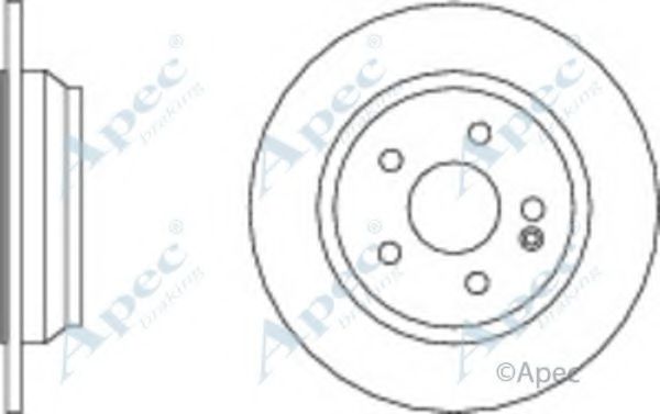 APEC BRAKING - DSK2263 - Тормозной диск (Тормозная система)