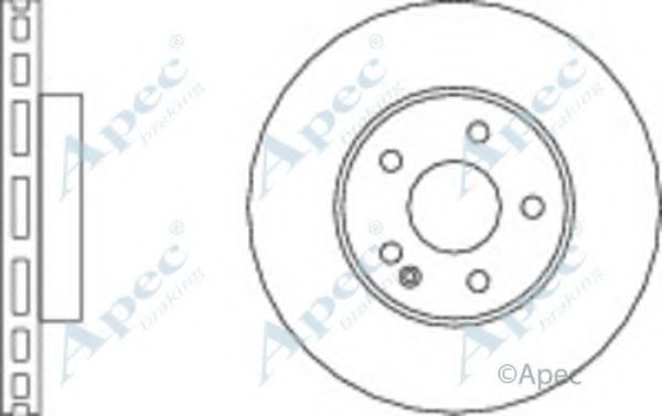 APEC BRAKING - DSK2289 - Тормозной диск (Тормозная система)